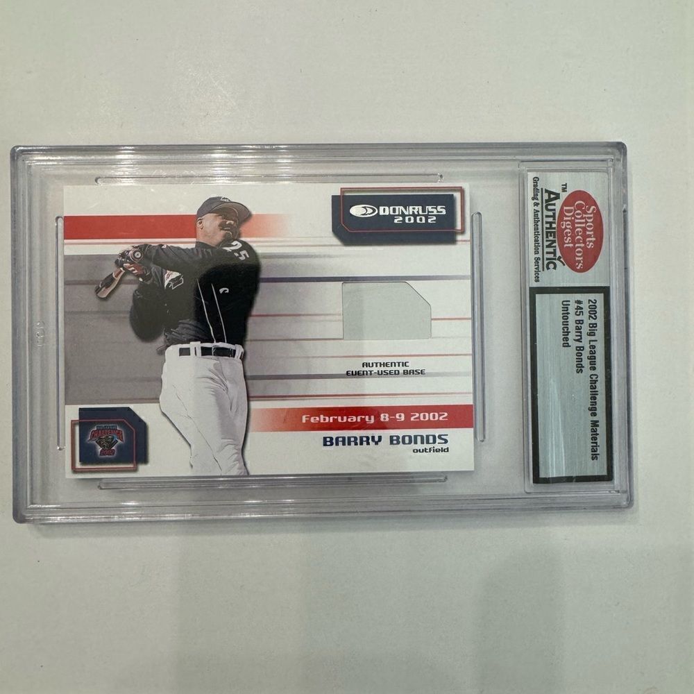 2003 Donruss Studio Big League Challenge Materials Barry Bonds BLC-45